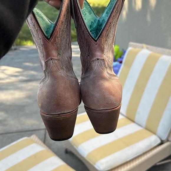 Corral Pink Heeled Boots - Picture 4 of 4